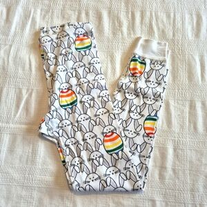 Hanna Andersson size 8 or 130 Easter Egg bunny pajama bottoms tag removed